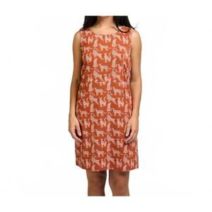 NEW MATA TRADERS evanston mini dress in leopard sienna